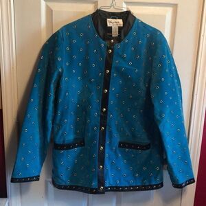 Linea by Louis Dell’Olio suede jacket sz L